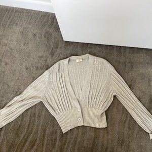 Aritzia (wilfred) plunge-front cardigan